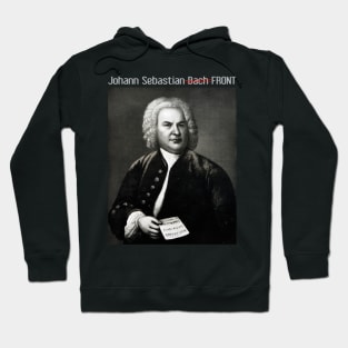 Johann Sebastian Bach Front Hoodie